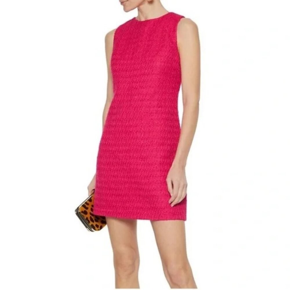 Alice + Olivia Pink Tweed Dress